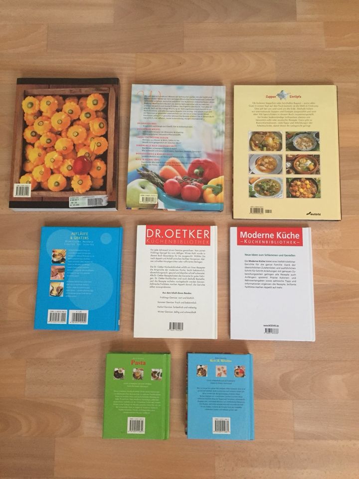 Kochbücher, Rezeptbücher, Buch für Zutaten, Bücher in Radebeul