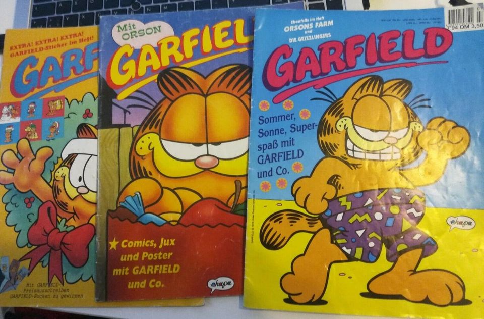 3 Garfield Comics von 1993/1994 in Reichertshofen
