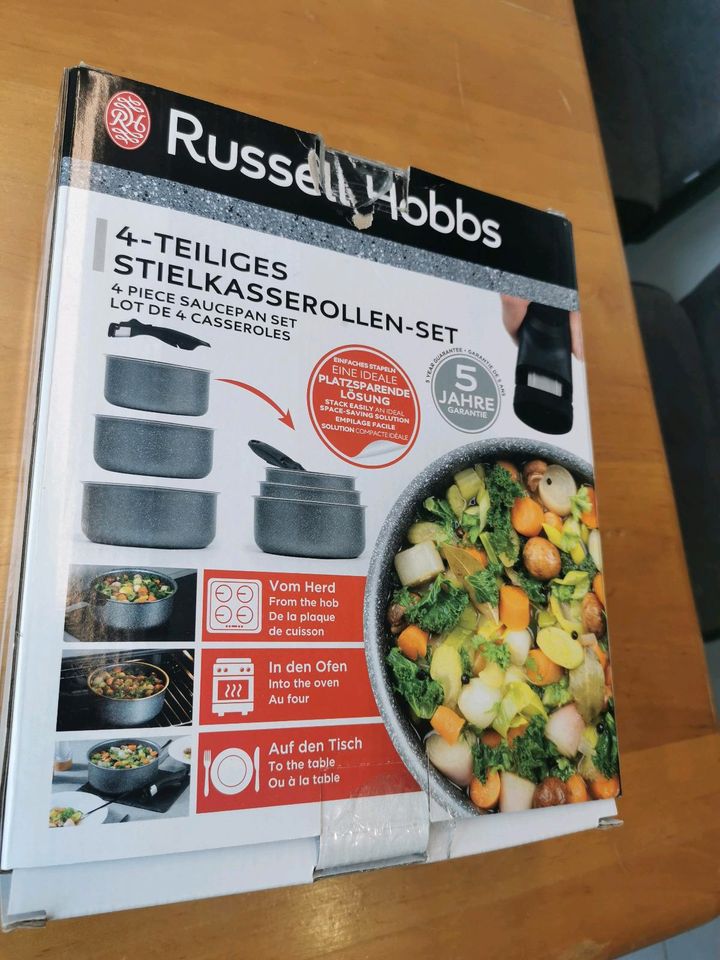 Russell Hobbs - ähnlich Tefal ingenio - 3 Töpfe + 1 Griff in Dortmund