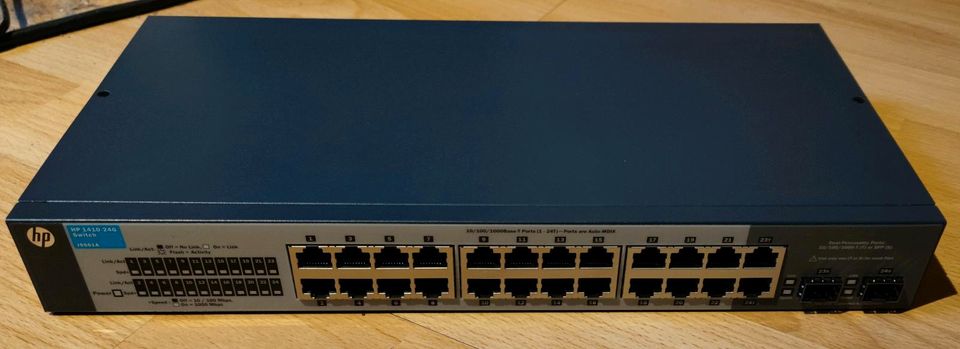 HP 1410-24G Switch J9561A | 24x 10/100/1000 Mbit/s RJ45 | 2x SFP in Windesheim
