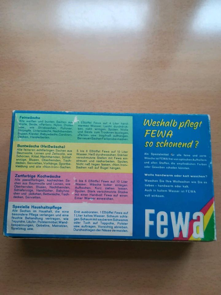 FEWA Waschpulver. Waschmittel Sammeln in Altbach