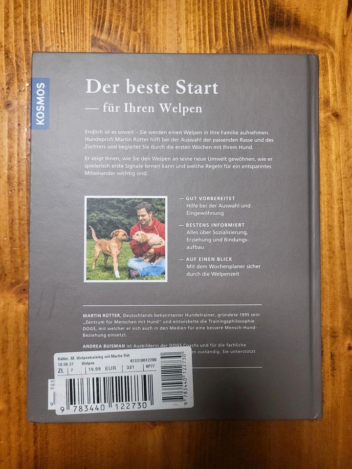 Welpenschule mit Martin Rütter Buch Kosmos Verlag in Hemsbach