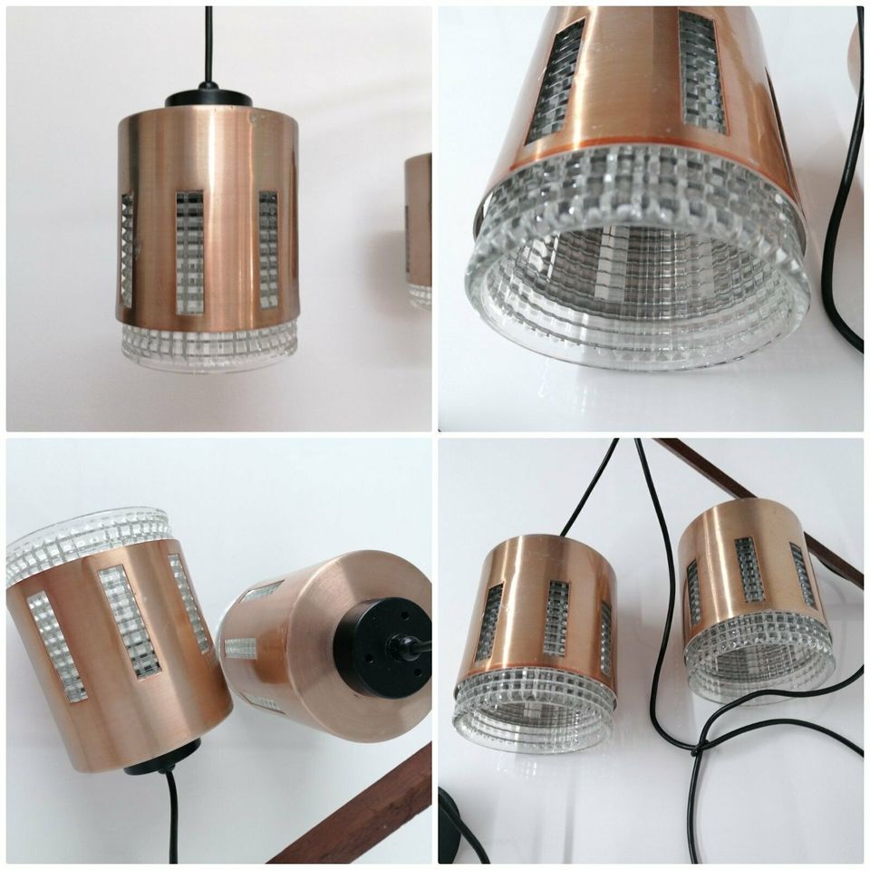 Lampe Orrefors Fagerlund zu mid-century lyfa fog&morup teak 60er in Dortmund