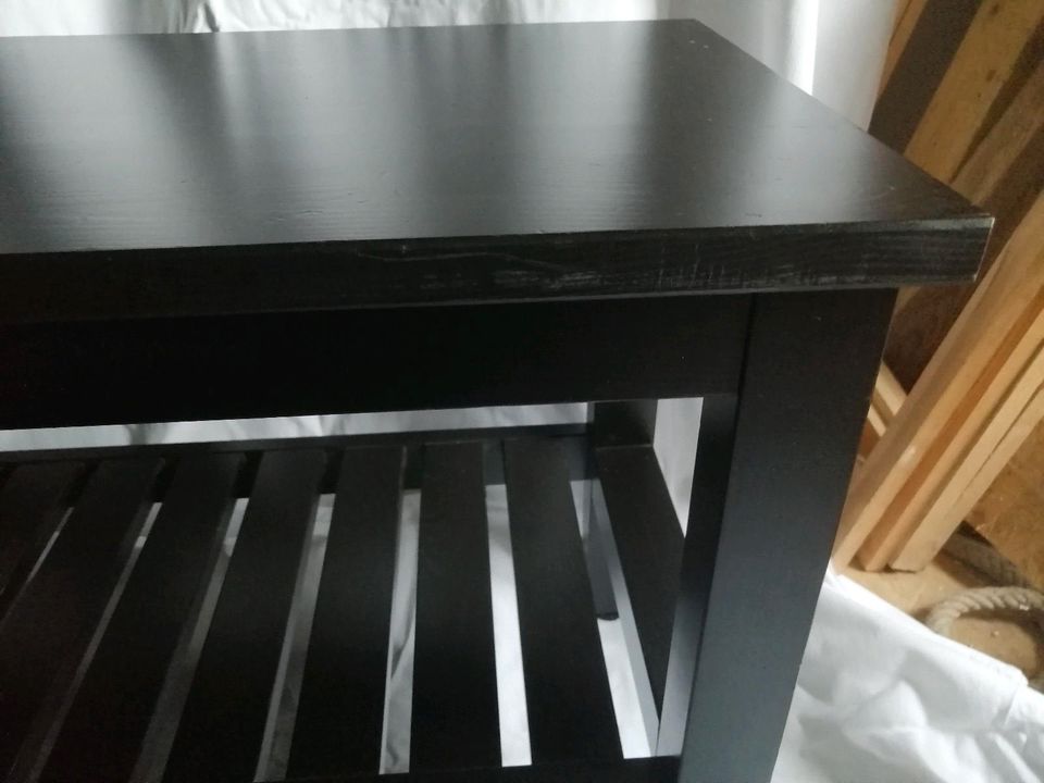 IKEA HEMNES BANK BAD KÜCHE SCHWARZBRAUN in Georgenthal