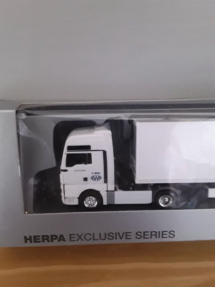 Herpa MAN TG-X Containersattelzug Egon Wenk absolut NEU und OVP! in Drestedt