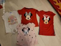 4 T-Shirts, Minnie Mouse, Peppa Wutz,  Größe 98 Sachsen - Treuen Vorschau