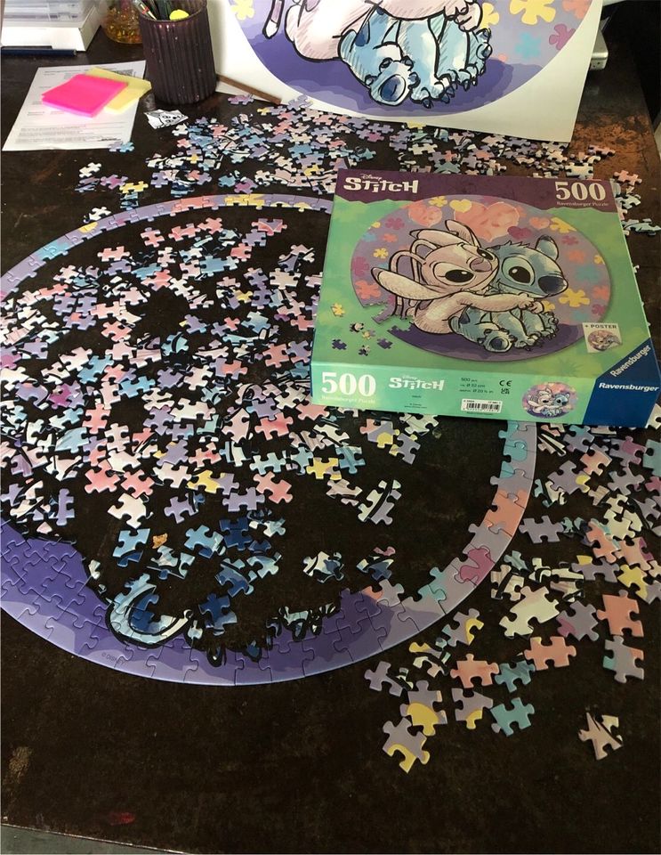 Stitch  Angel Puzzle 500 Teile neuwertig vollständig in Offingen