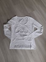 Qui LA Shirt, weiß m. print und Perlen, Gr. 36, w.neu, VK 80 € Niedersachsen - Norden Vorschau