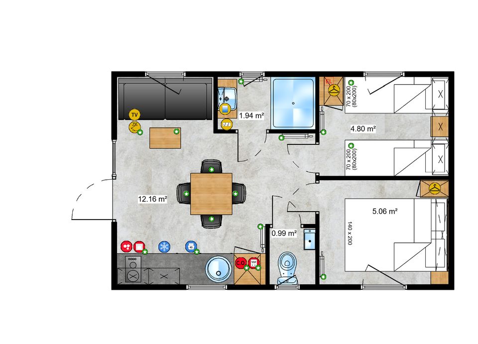 Mobilheim / Modulhaus / Tinyhaus Neu Winterfest Lark Lazur KfW40 GeG konform in Gifhorn