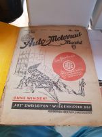 Schüttoff K500 F350 Bericht Motoren 1929 Auto Motorrad Markt Sachsen - Chemnitz Vorschau