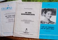 3 Notenblätter, Text und Musik, 80er Jahre Baden-Württemberg - Burladingen Vorschau