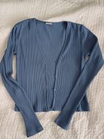 H&M cropped Strickjacke blau S Berlin - Charlottenburg Vorschau