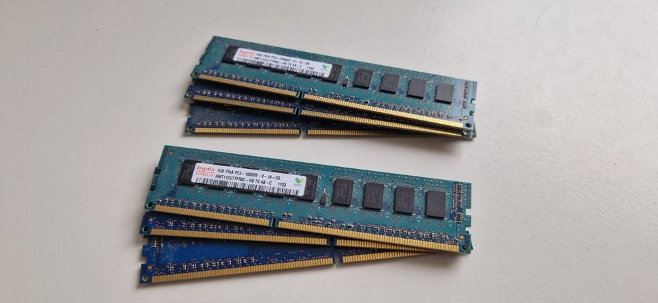 6x 1GB Hynix RAM in Würzburg