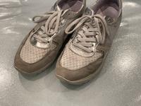 Damen Sneaker Turnschuhe Echtleder mit Wechselfuß silber Bayern - Burgebrach Vorschau