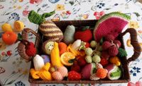 ❤Lebensmittel Obst für Kinderküche Kaufladen Handarbeit gehäkelt Nordfriesland - Husum Vorschau