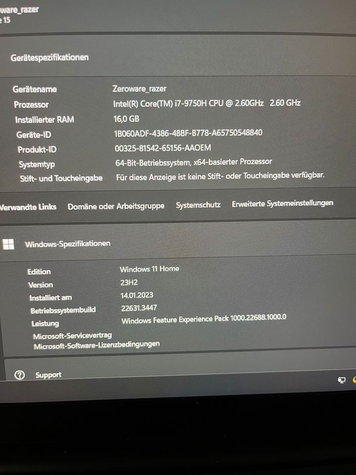 Razer Blade 15 Gaming Notebook in Bernburg (Saale)