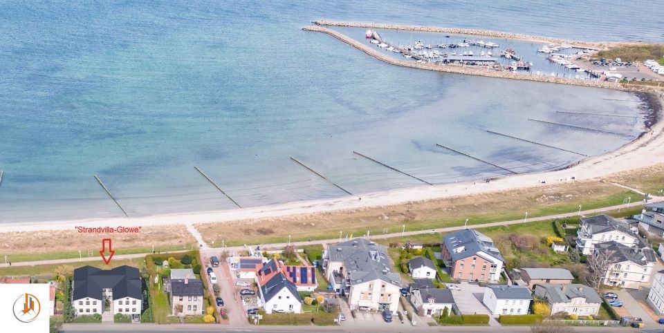 Rendite-Chance! Kapitalanlage Ferienwohnung "Strandvilla Glowe", direkter Meerblick, großem Balkon! in Glowe Rügen