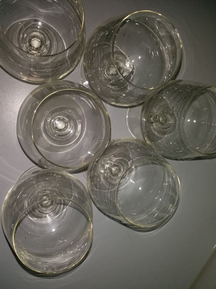 6 Schwenker/Gläser groß aus Weißwasser - nagelneu in Radeburg