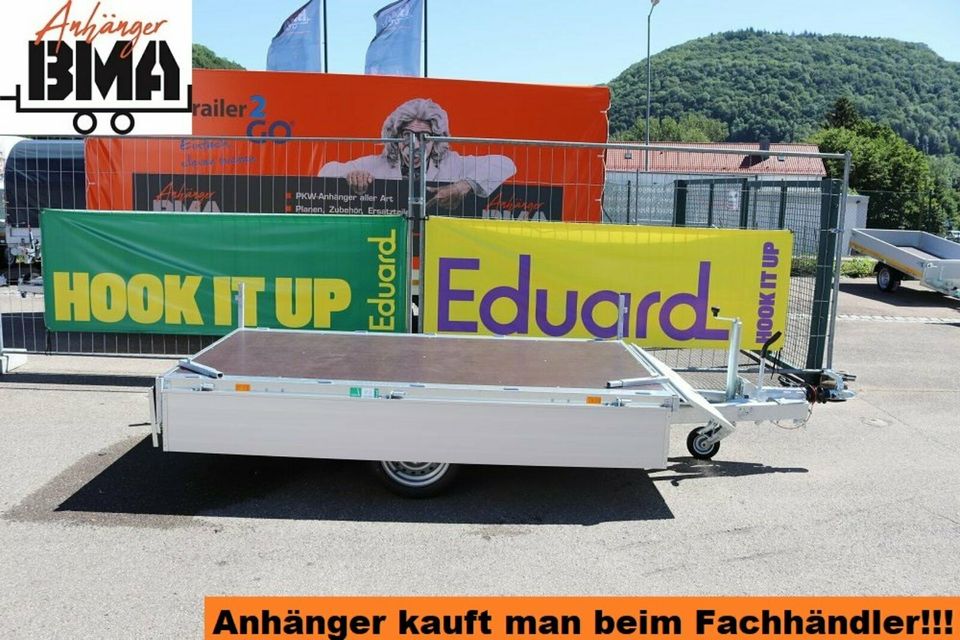 EDUARD Anhänger Hochlader 250x145x30 1350kg ALUBORDWÄNDE NEU in Mühlhausen im Täle