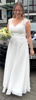 Weißes Brautkleid mit Spitze 36-40 Hessen - Gladenbach Vorschau