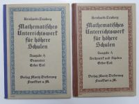2 Mathematik-Bücher, Reinhardt Zeisberg, Geometrie Algebra 1935 Berlin - Charlottenburg Vorschau