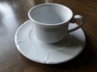 12 Kaffeetasse mit Untertasse weiß, NEU Nordfriesland - Bosbüll  Vorschau