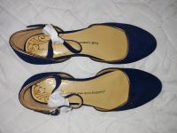 Neue Ballerinas Gr. 39 blau mit goldenen Rand Hannover - Herrenhausen-Stöcken Vorschau