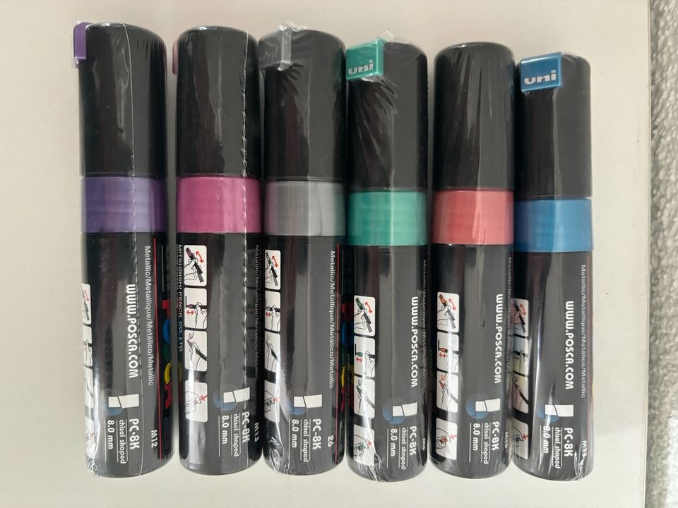 Posca Stifte Metallic 8mm in Eislingen (Fils)