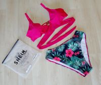 Shein - Bikini Wickel-Oberteil schwarz grün pink / Gr. XXL / 2XL Niedersachsen - Oyten Vorschau