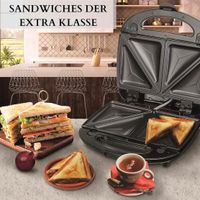 Sandwichmaker 800 W  wärmeisolierter Griff  Von MEDION Rheinland-Pfalz - Hoffeld Vorschau