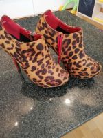 Sexy ankle Boots - Größe 36 - Leo Look - rote Sohle Bayern - Herrieden Vorschau