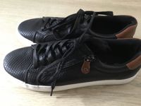 Damen Turnschuhe Sneaker Gr. 40 schwarz Schlangenleder Croco Kiel - Schreventeich-Hasseldieksdamm Vorschau