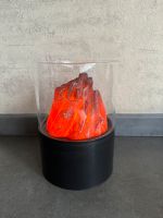 LED Lavalampe mit Flammeneffekt, 21cm hoch, Dekoleuchte Vulkan Nordrhein-Westfalen - Voerde (Niederrhein) Vorschau