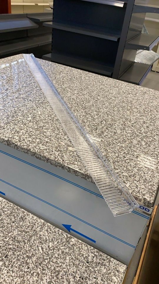 Frontplastik 125cm für Regalböden, Supermarktregal, Kioskregal in Mülheim (Ruhr)