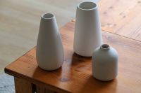 Dekoverleih Vasen weiß Tischdeko leihen Blumenvasen keramik Bielefeld - Stieghorst Vorschau