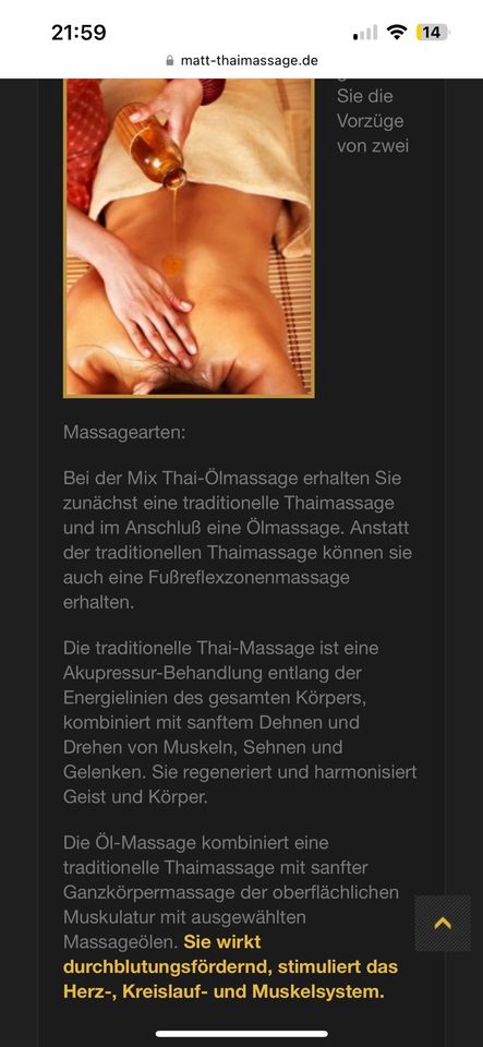 2x Gutschein Thai Massage Matt Reutlingen Thaimassage Wert 94 EUR in Rottenburg am Neckar