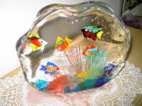 Murano Glas Skulptur "Aquarium" Baden-Württemberg - Pfalzgrafenweiler Vorschau