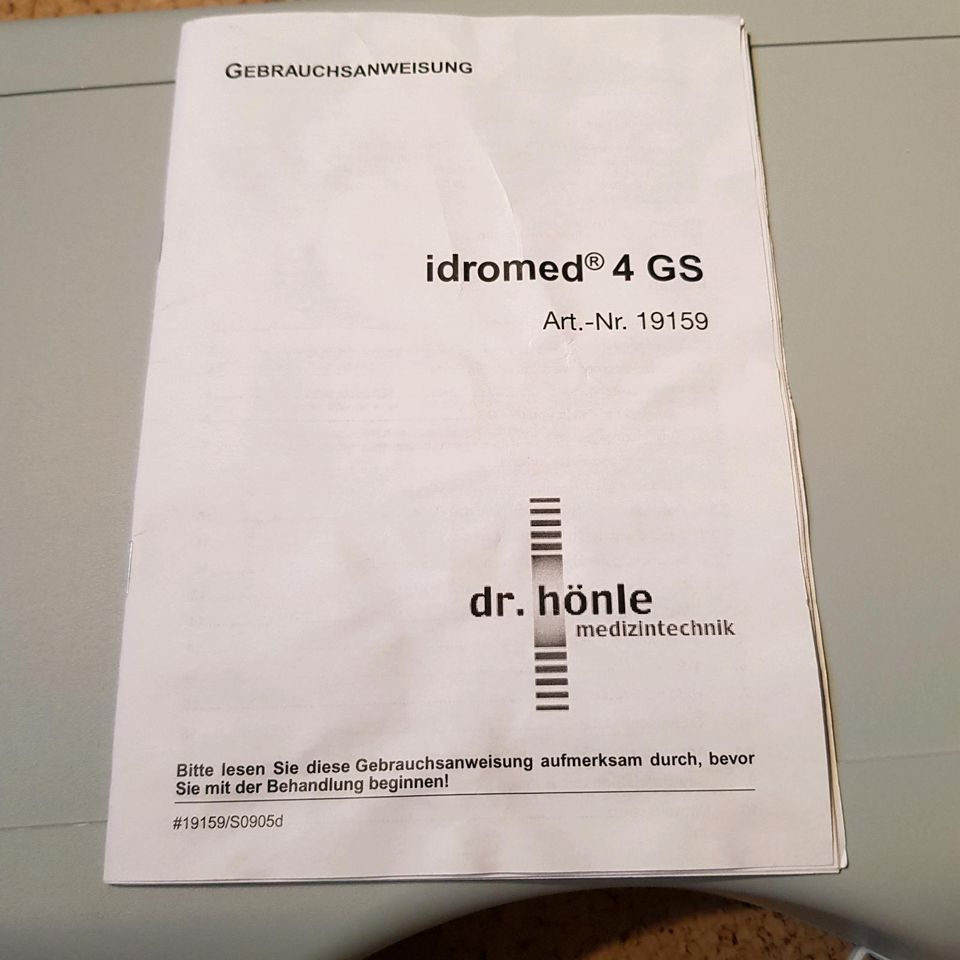 idromed 4GS dr. höhle Iontophorese-Gerät in Nandlstadt