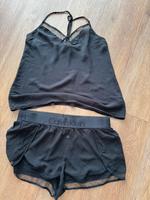 Calvin Klein Nachtwäsche Top/ Short schwarz Größe M Niedersachsen - Stade Vorschau