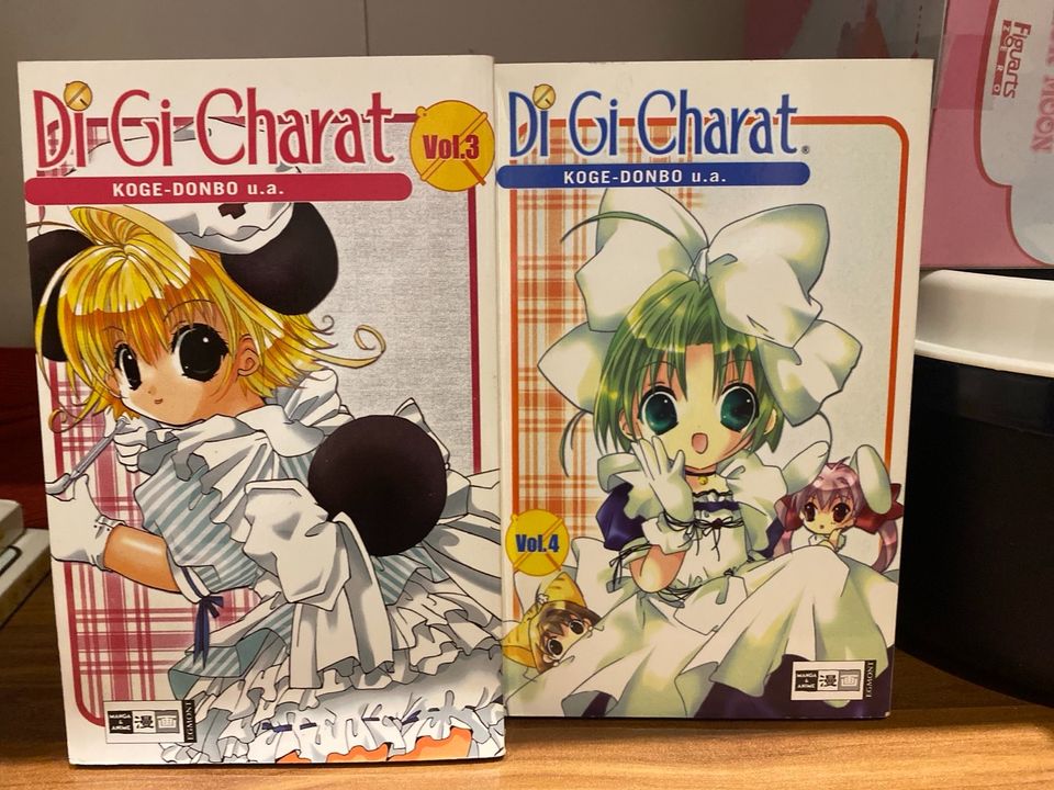 Di Gi Charat 1-4 manga mit Stickern in Höhr-Grenzhausen