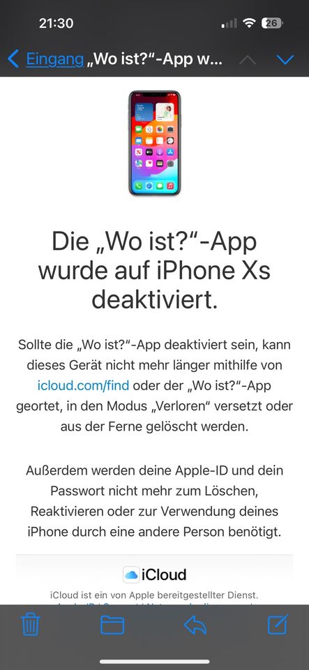 iPhone XS wie NEU in Röbel