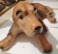 Porzellan-Hundefigur Cocker Spaniel liegend, Deko, 1960er-Jahre Baden-Württemberg - Königsfeld Vorschau