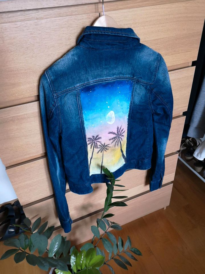 Jeansjacke Print Painting Only 36 in München