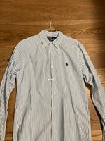 Ralph Lauren Hemd Vintage Blau Weiß gestreift Größe M Slim Fit Frankfurt am Main - Bockenheim Vorschau