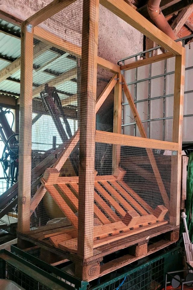 Brennholz Box Gitterbox für 1,5m3 Holz in Rinteln