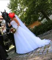 Brautkleid Hochzeitskleid Prinzessin A Linie Lohrengel Reinweiß Unstrut-Hainich - Mülverstedt Vorschau