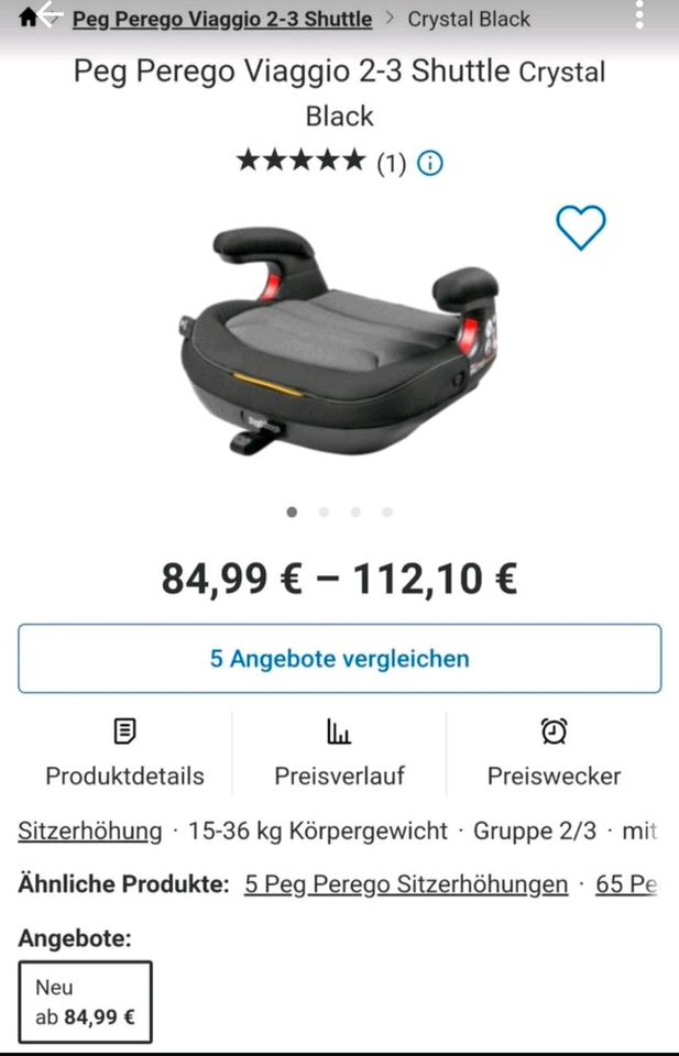 Sitzerhöhung Autokindersitz Isofix-Autositzerhöhung in Hamburg