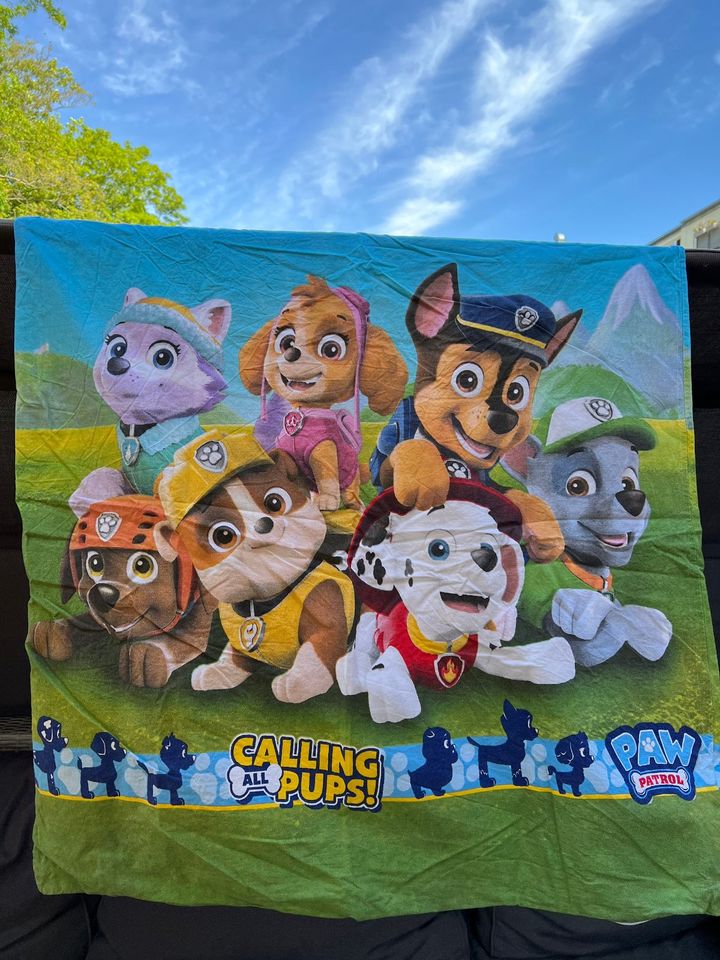 Paw Patrol Bettwäsche Bettbezug 135x200, 80x80, Baumwolle in Schwerin