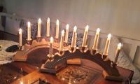 Swibbogen Konstsmide, Leuchtbogen Weihnachten, 7 Kerzen, Holz Bochum - Bochum-Nord Vorschau