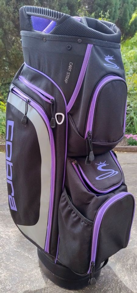 Cobra Damen Golf Cartbag neuwertig violett in Anzing